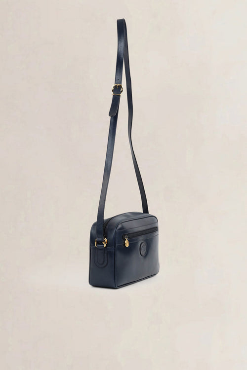 Gucci Blue Leather Crossbody Bag