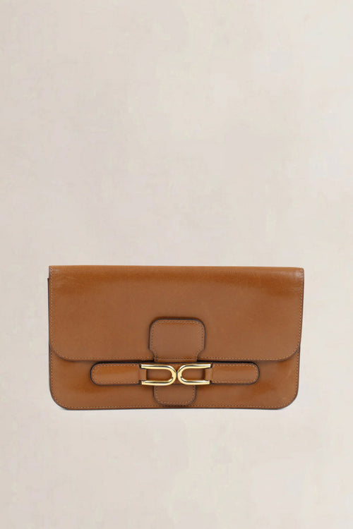 Delvaux Brown Leather Escudo Wallet