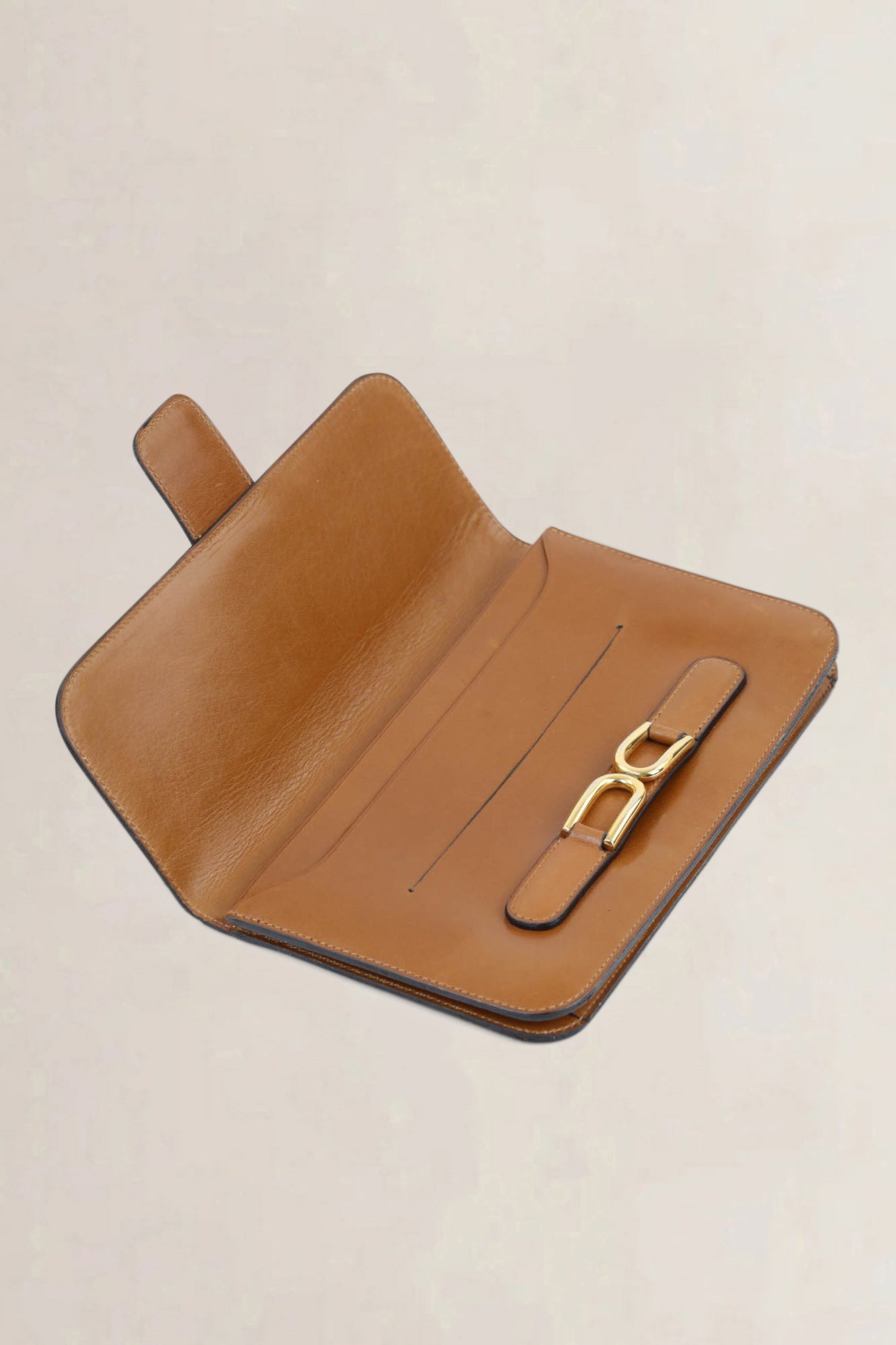 Delvaux Brown Leather Escudo Wallet