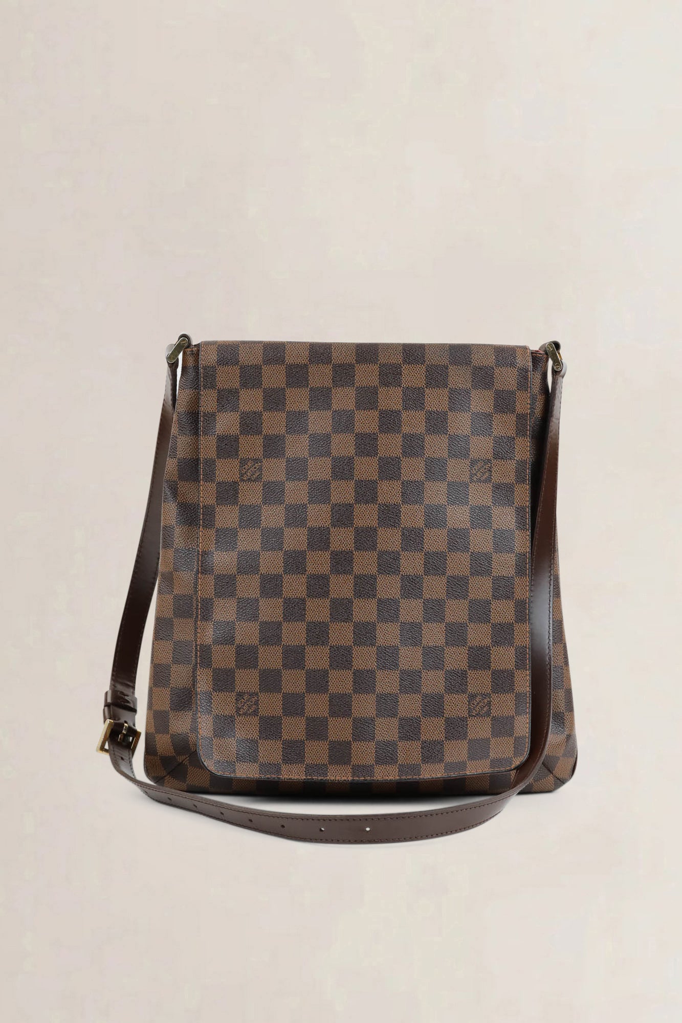 Louis Vuitton Musette GM Damier Ebene Crossbody Bag