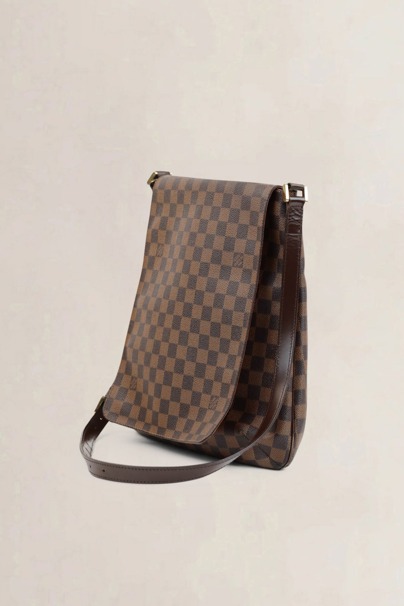 Louis Vuitton Musette GM Damier Ebene Crossbody Bag