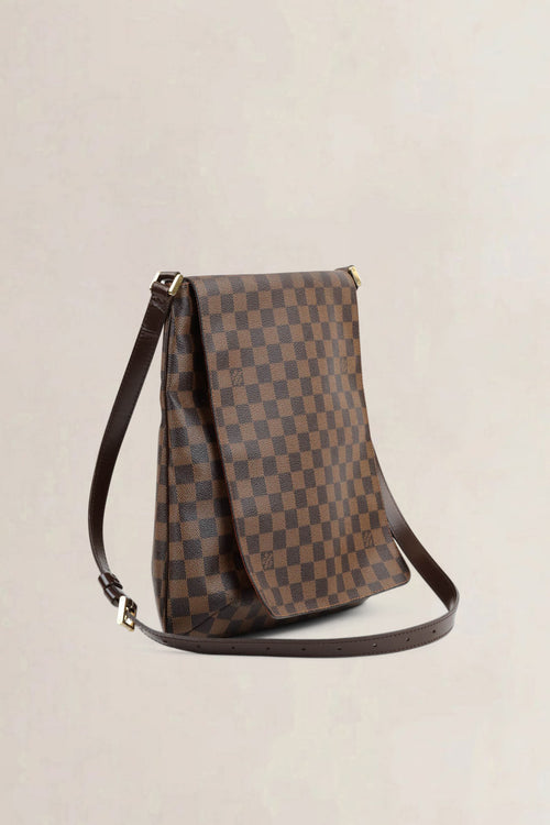 Louis Vuitton Musette GM Damier Ebene Crossbody Bag