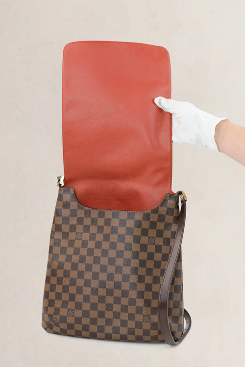Louis Vuitton Musette GM Damier Ebene Crossbody Bag