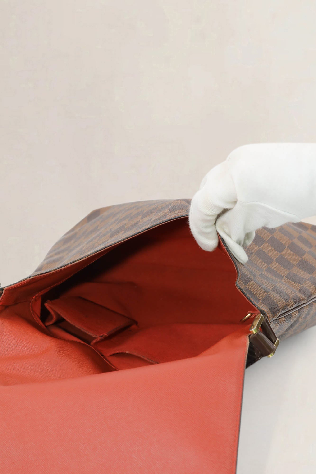 Louis Vuitton Musette GM Damier Ebene Crossbody Bag