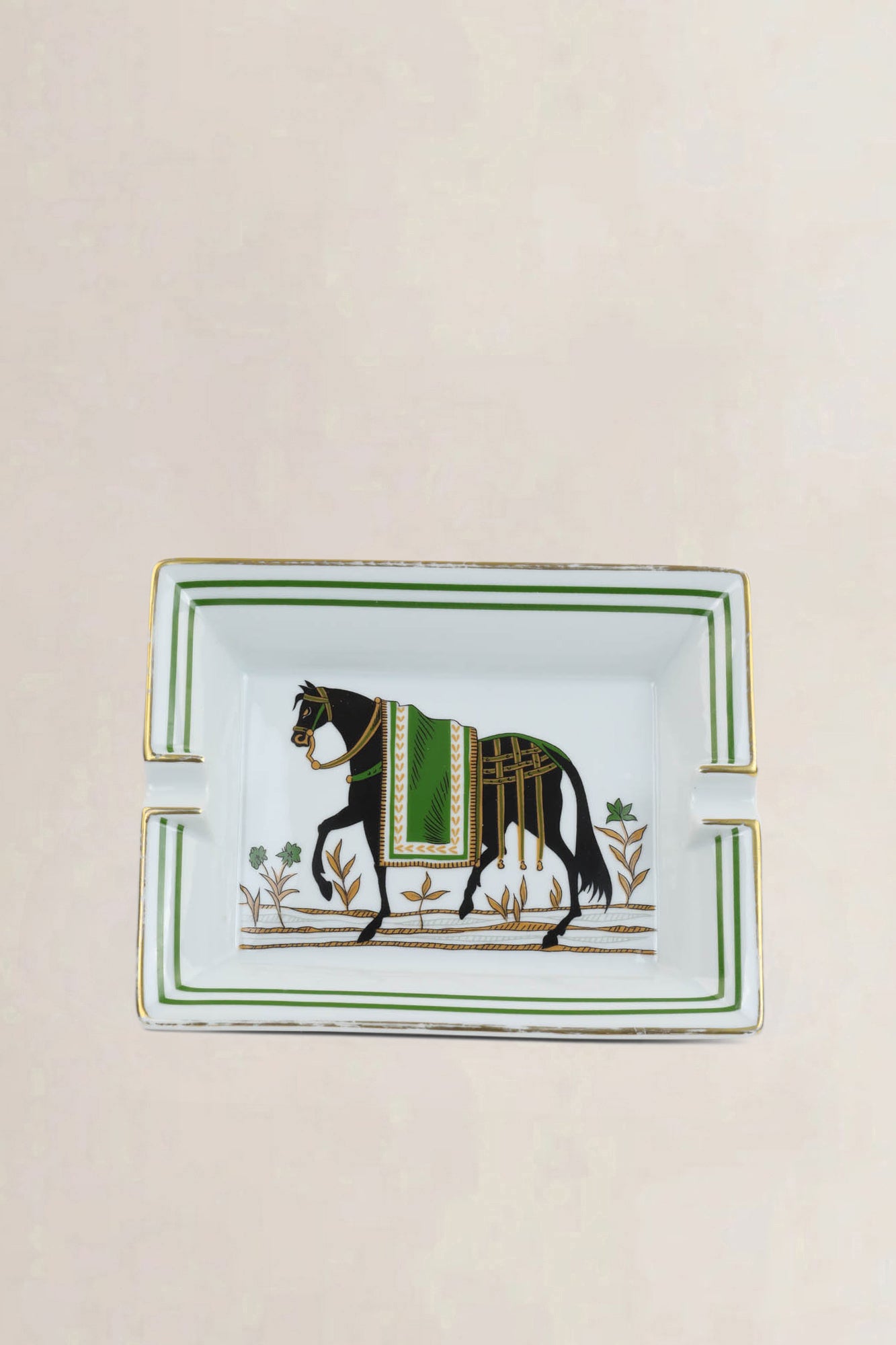 Hermès Ashtray Cheval Noir