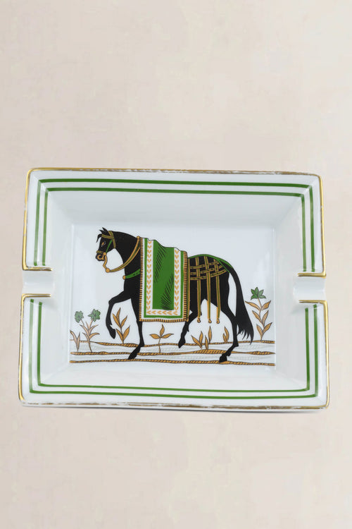Hermès Ashtray Cheval Noir