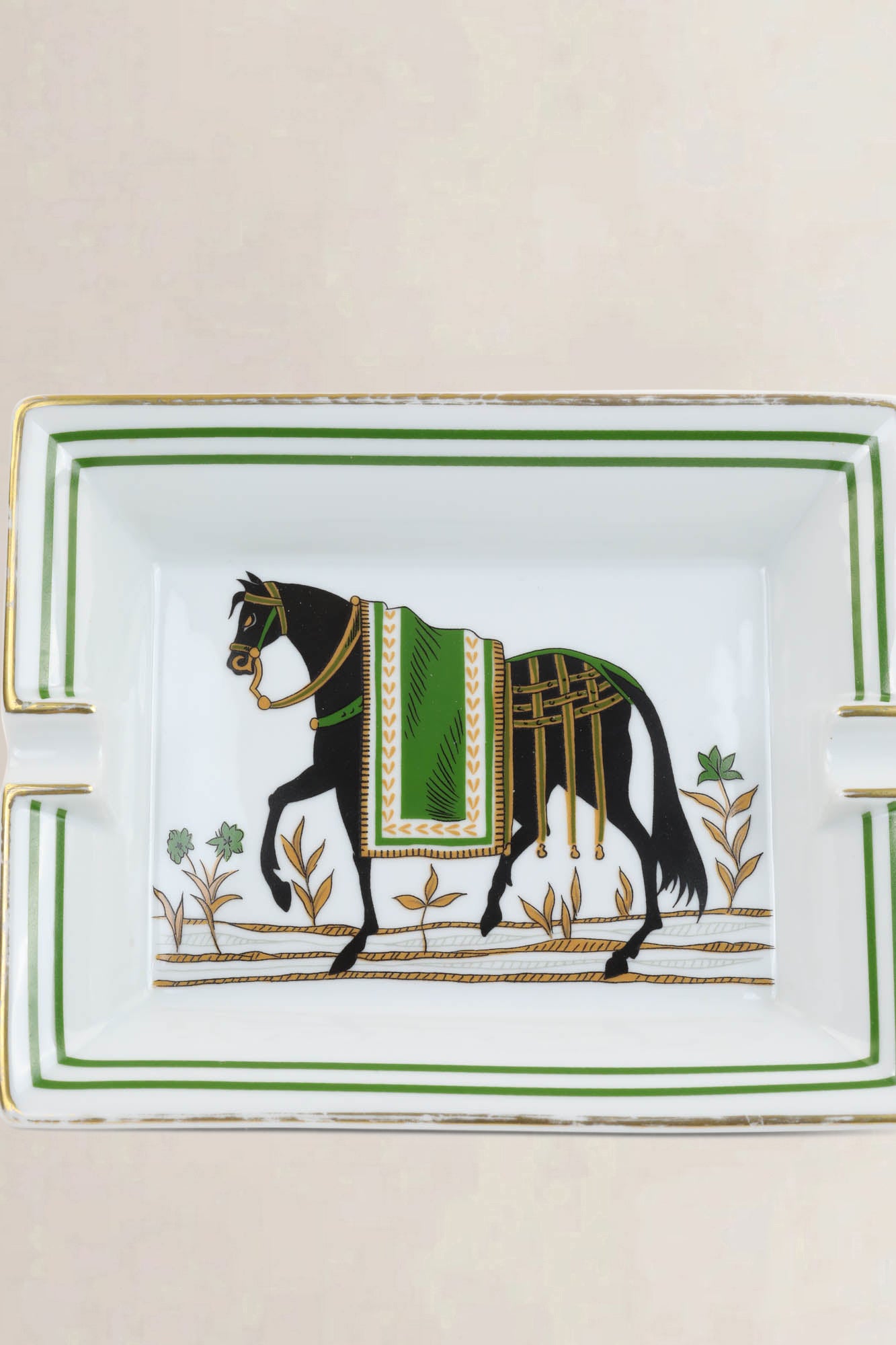 Hermès Ashtray Cheval Noir