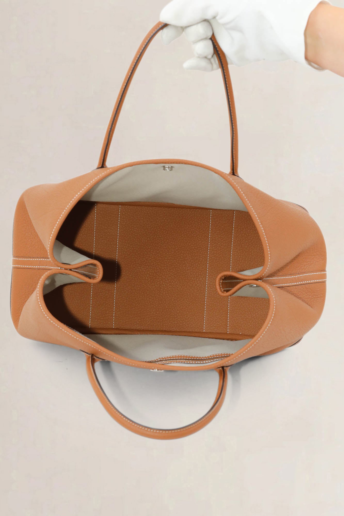 Hermès Garden Party 36 Gold Veau Negonda
