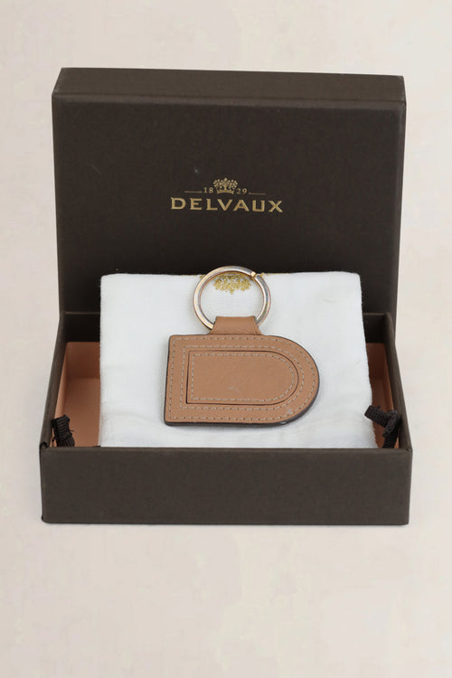 Delvaux Vison Pin D Key-Ring Taurillon Soft
