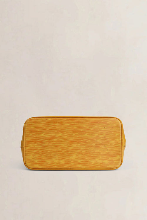 Louis Vuitton Yellow Alma Epi Leather Top Handle Bag