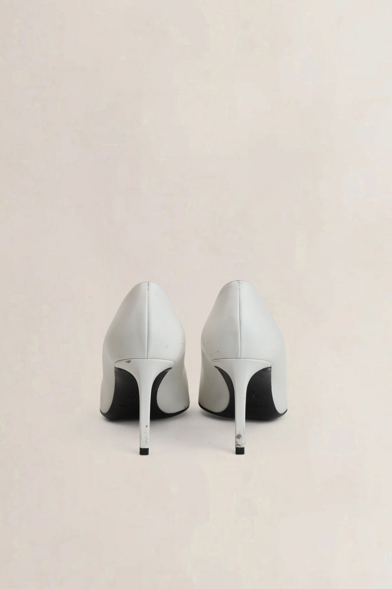 Saint Laurent Paris Two Tone leren pumps met punt