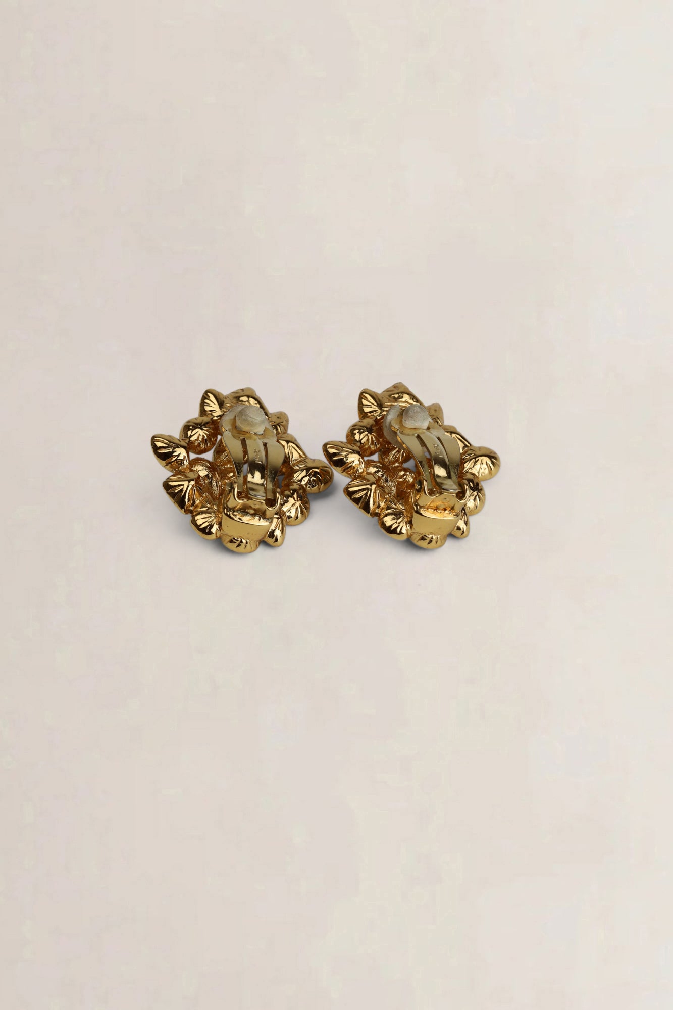Vintage Necklace & Earrings Flower Set Gripoix