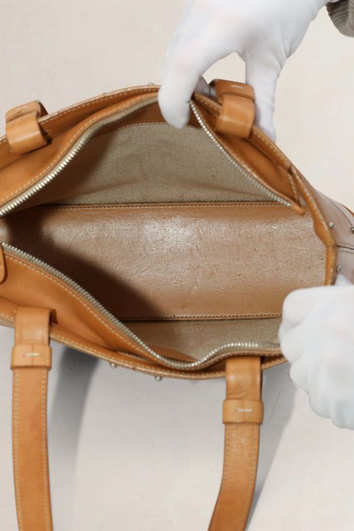 Brown Leather Shoulder Bag