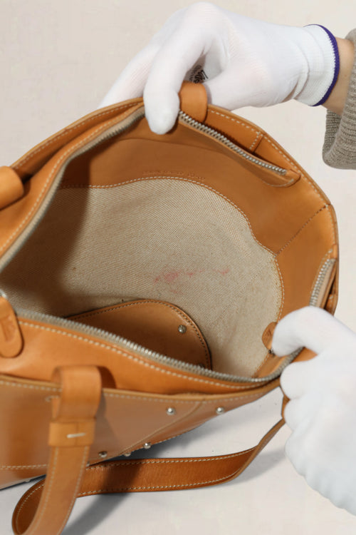 Brown Leather Shoulder Bag
