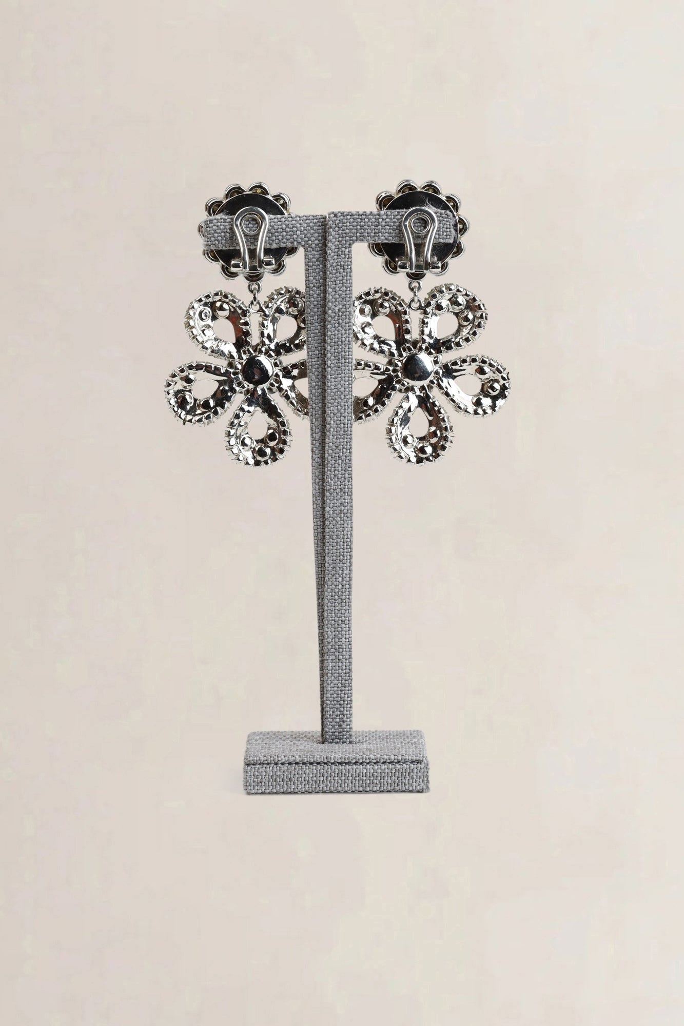 Miu Miu versierde bloemen clip-on oorbellen