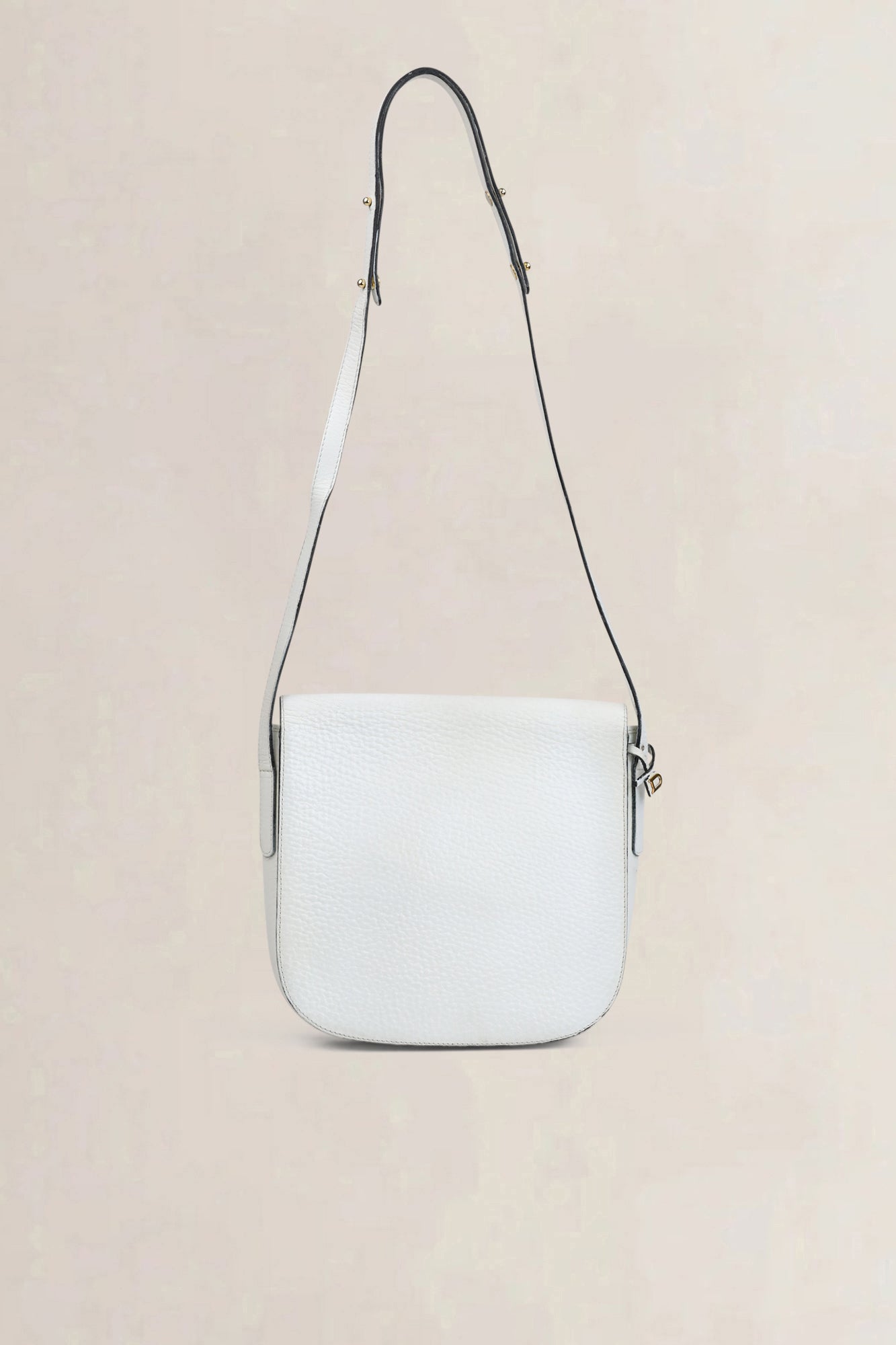 White Leather Crossbody Bag