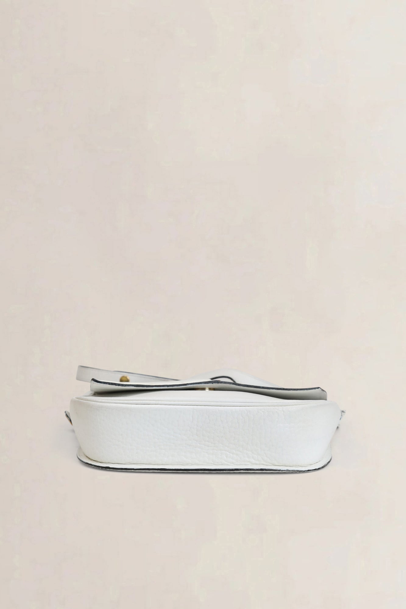 White Leather Crossbody Bag