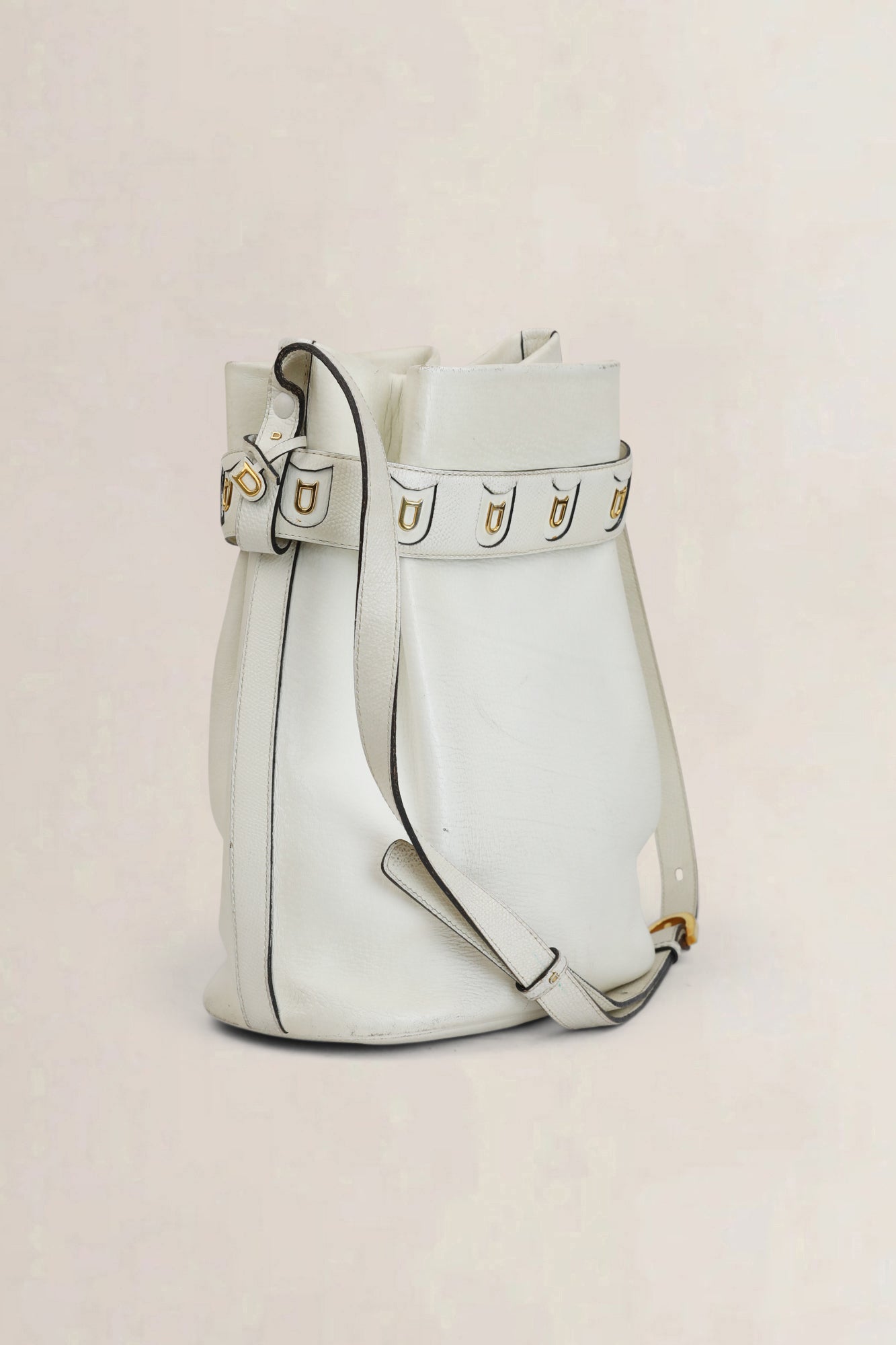 White Calicot PM Crossbody Bag