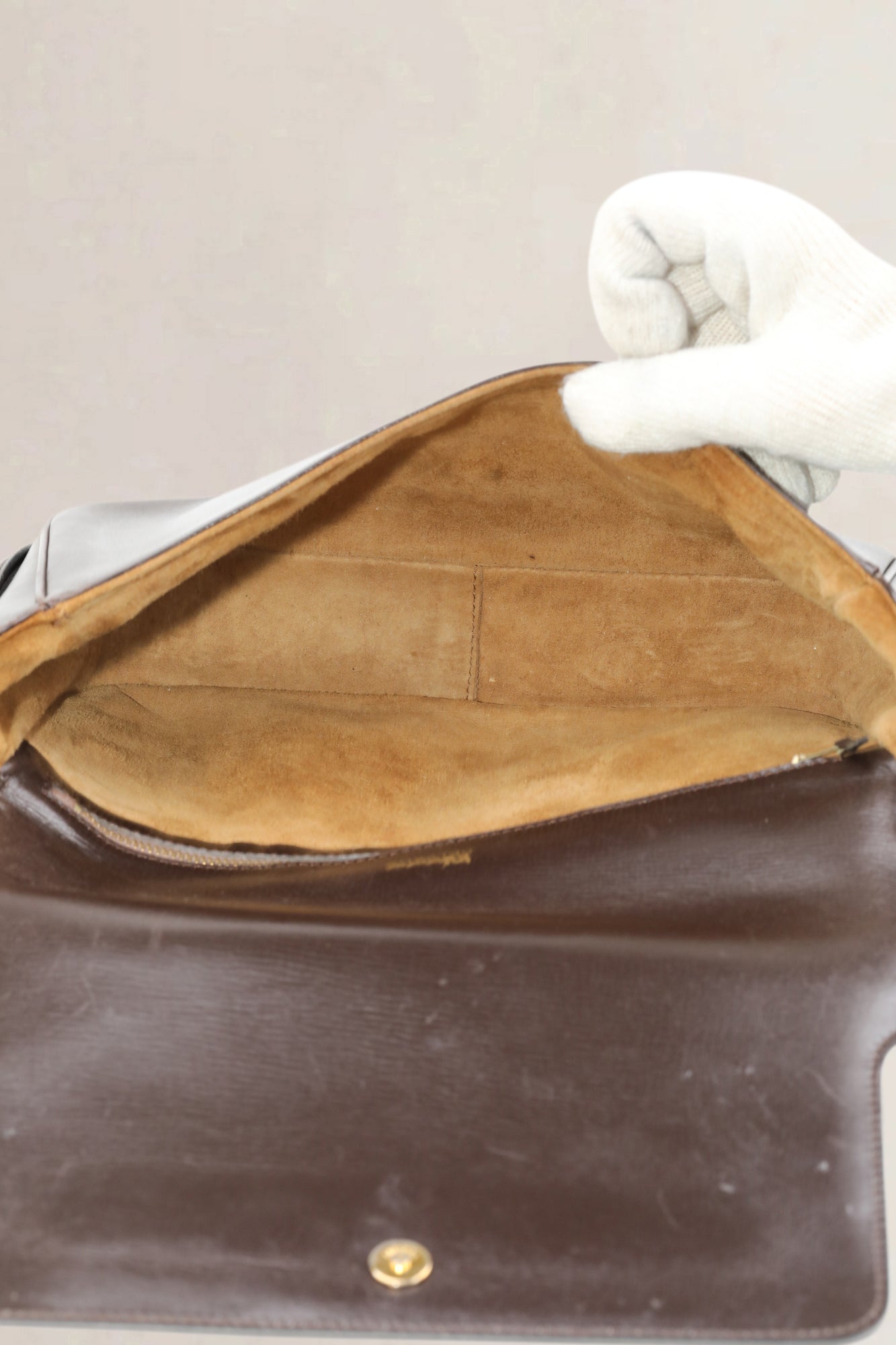 Sac à bandoulière marron Delvaux