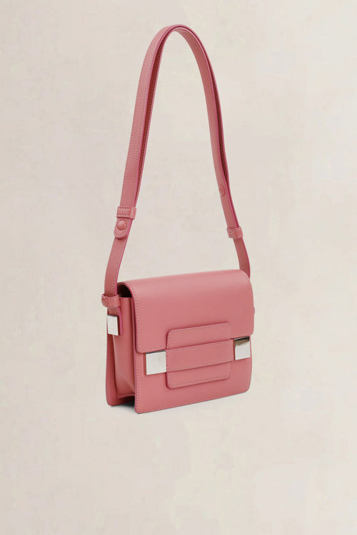 Delvaux Rose Madame Mini Crossbody Bag