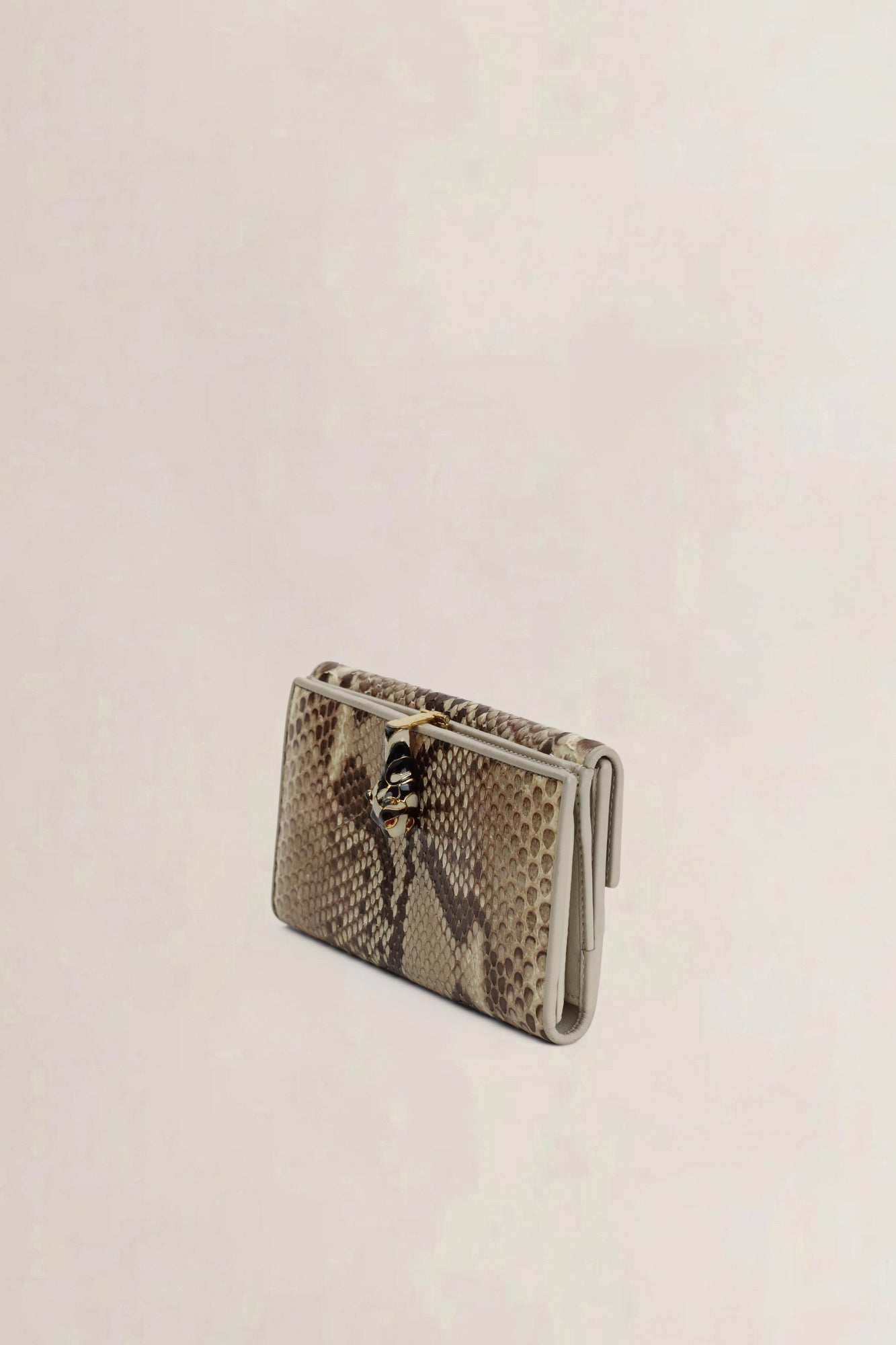 Python Continental Tiger Head Wallet