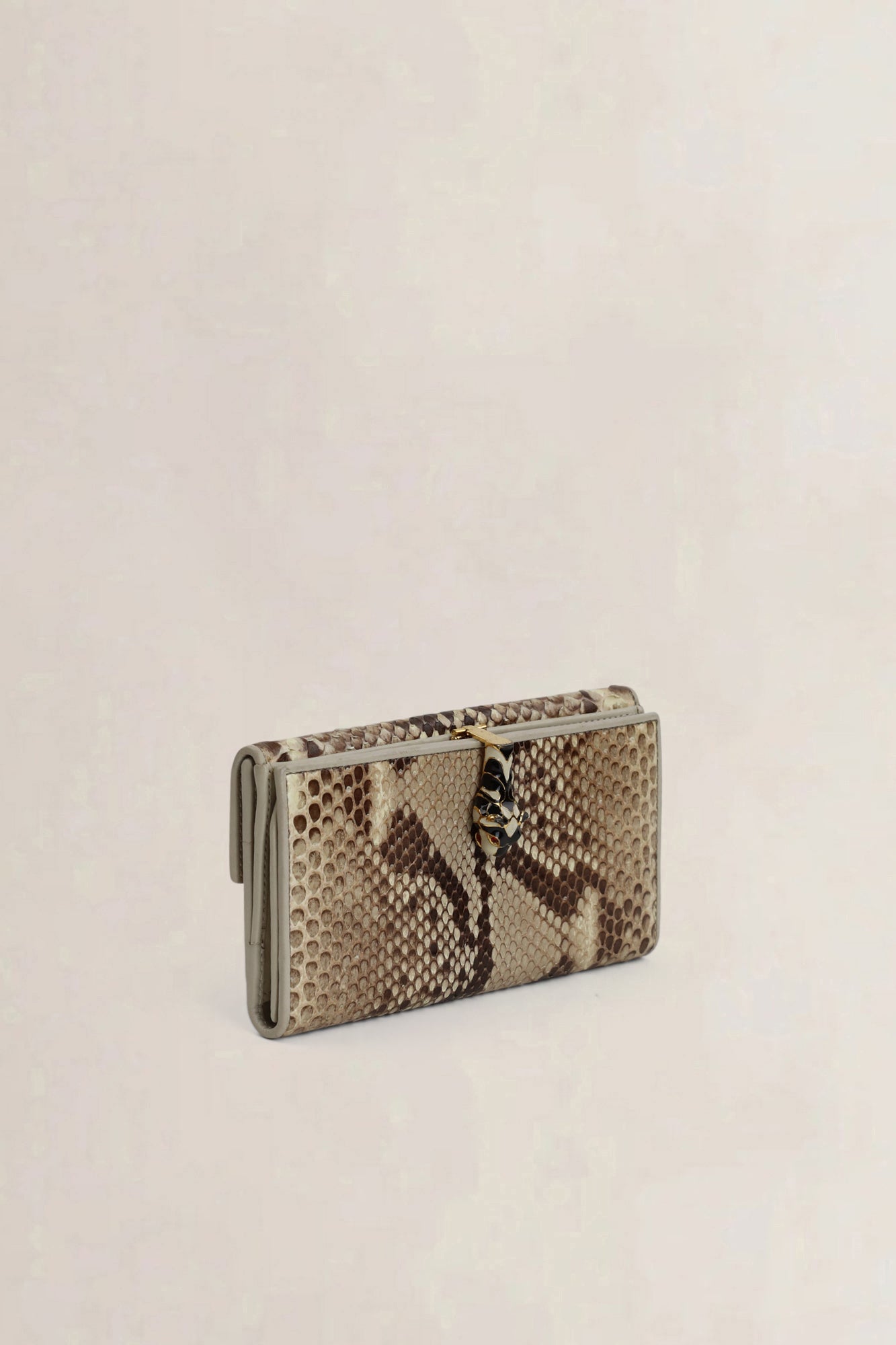Python Continental Tiger Head Wallet