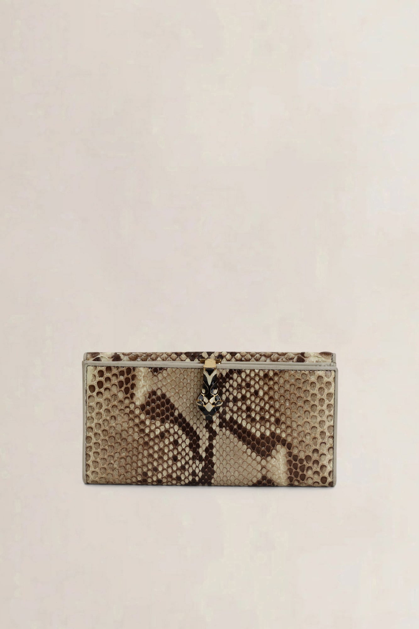 Python Continental Tiger Head Wallet