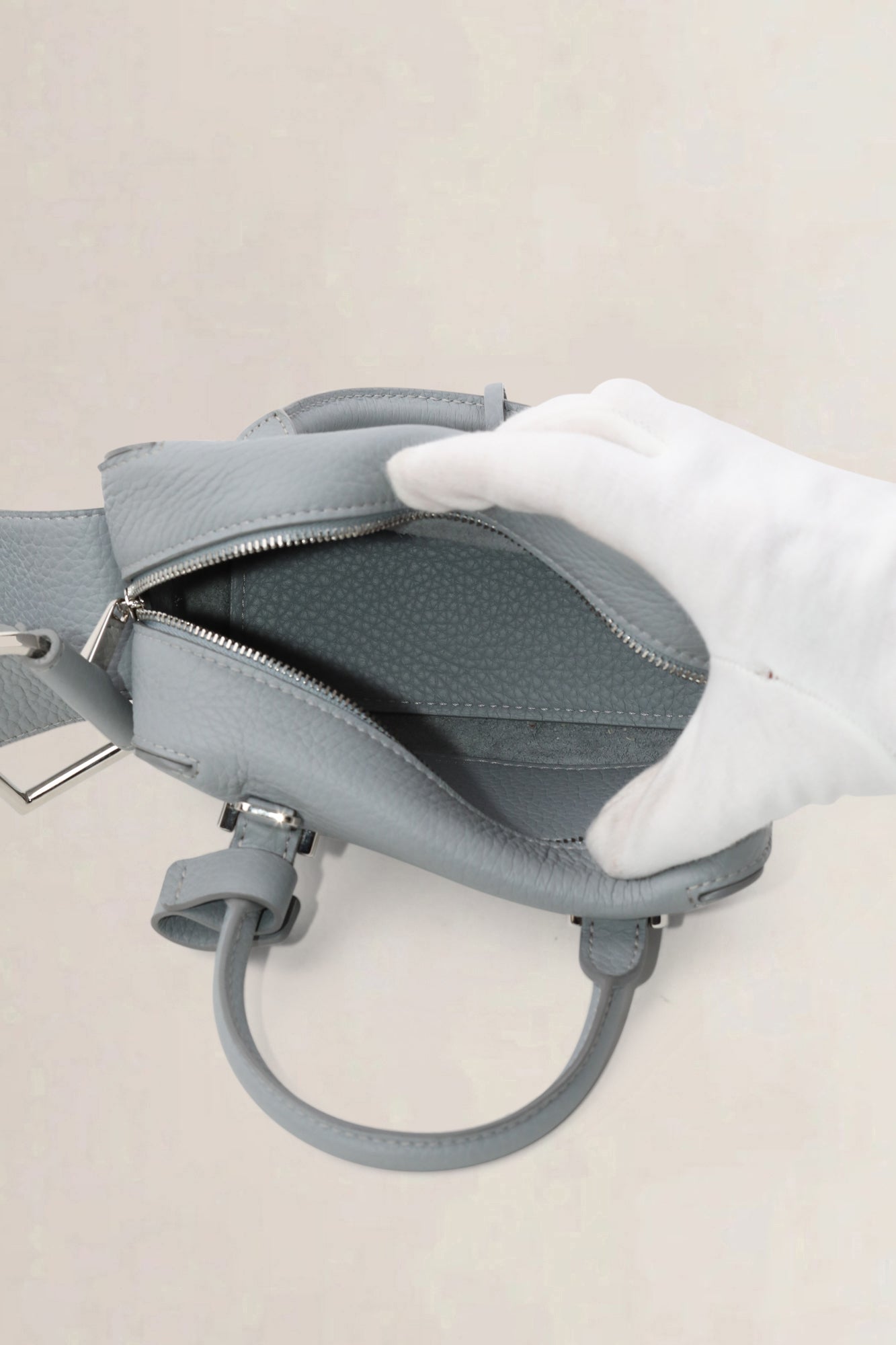 Grey/Blue Coolbox Nano Crossbody Bag