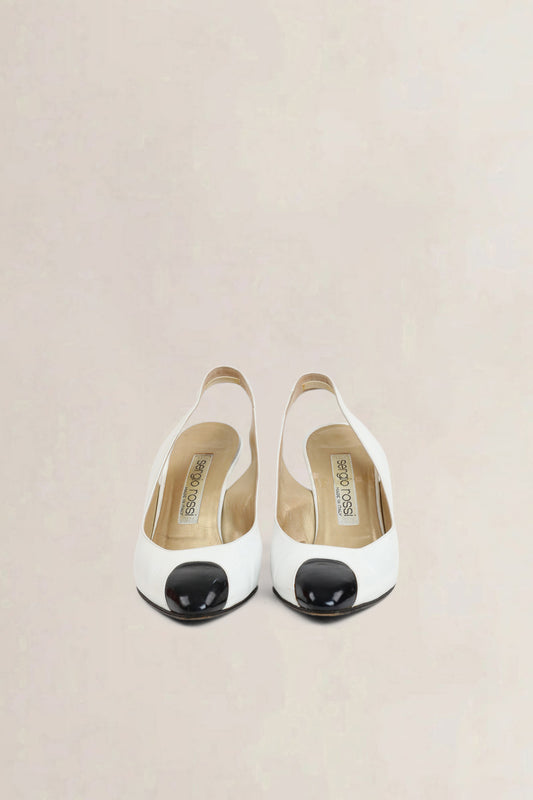 Black/White Heels