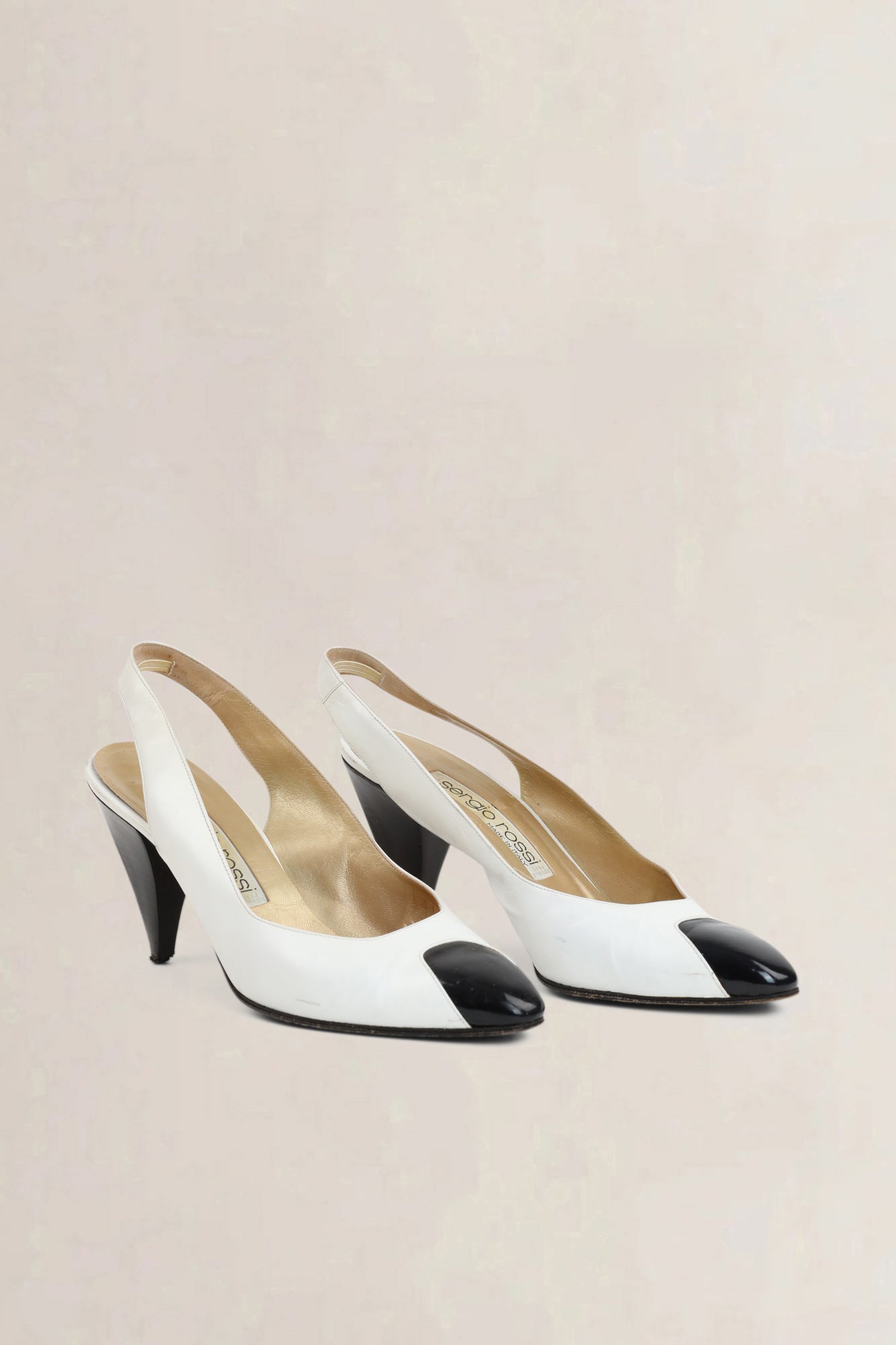 Black/White Heels