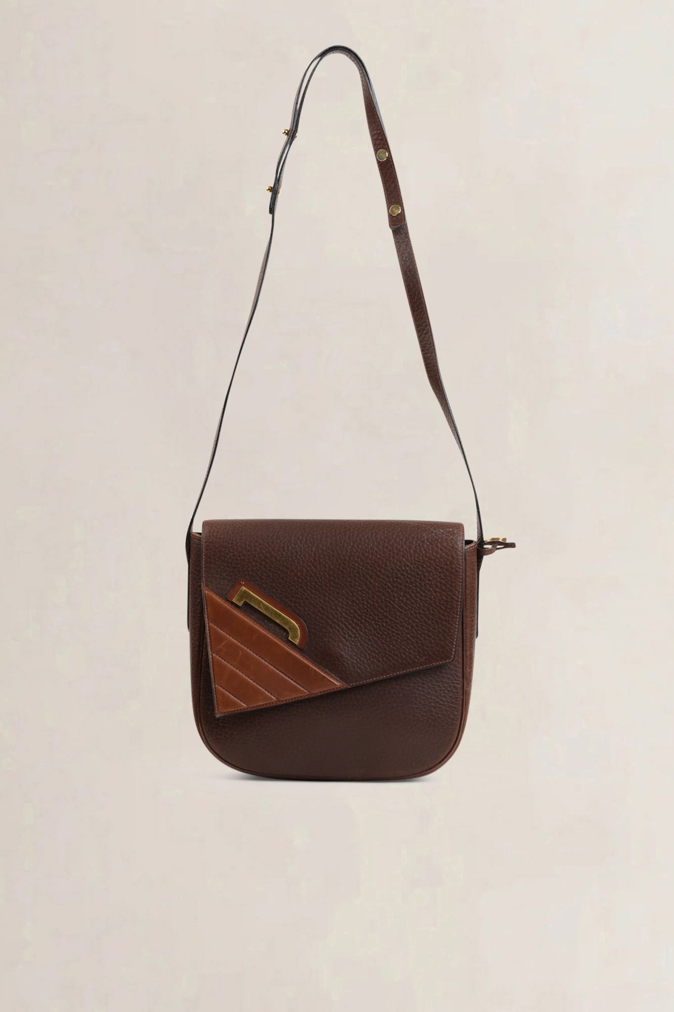 Brown Vintage Crossbody Bag