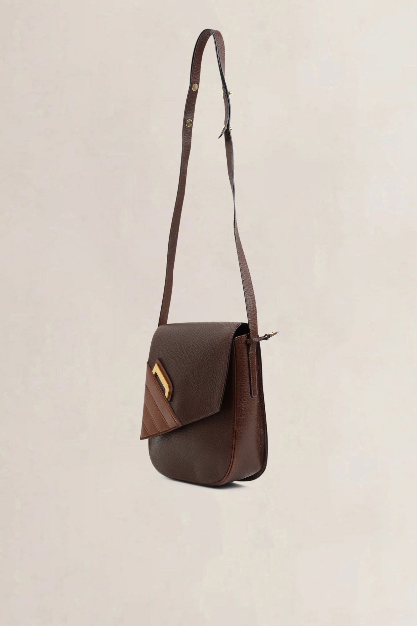 Brown Vintage Crossbody Bag