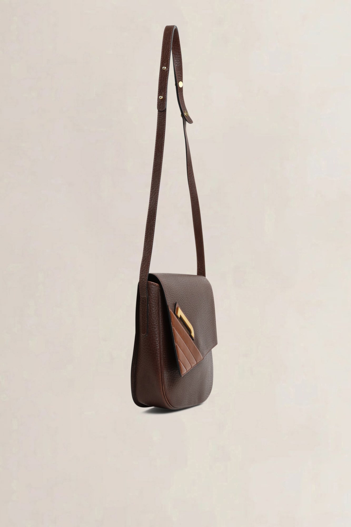 Brown Vintage Crossbody Bag