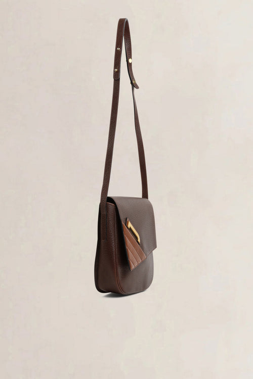 Delvaux Brown Vintage Crossbody Bag