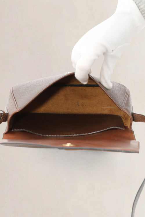 Delvaux Brown Vintage Crossbody Bag