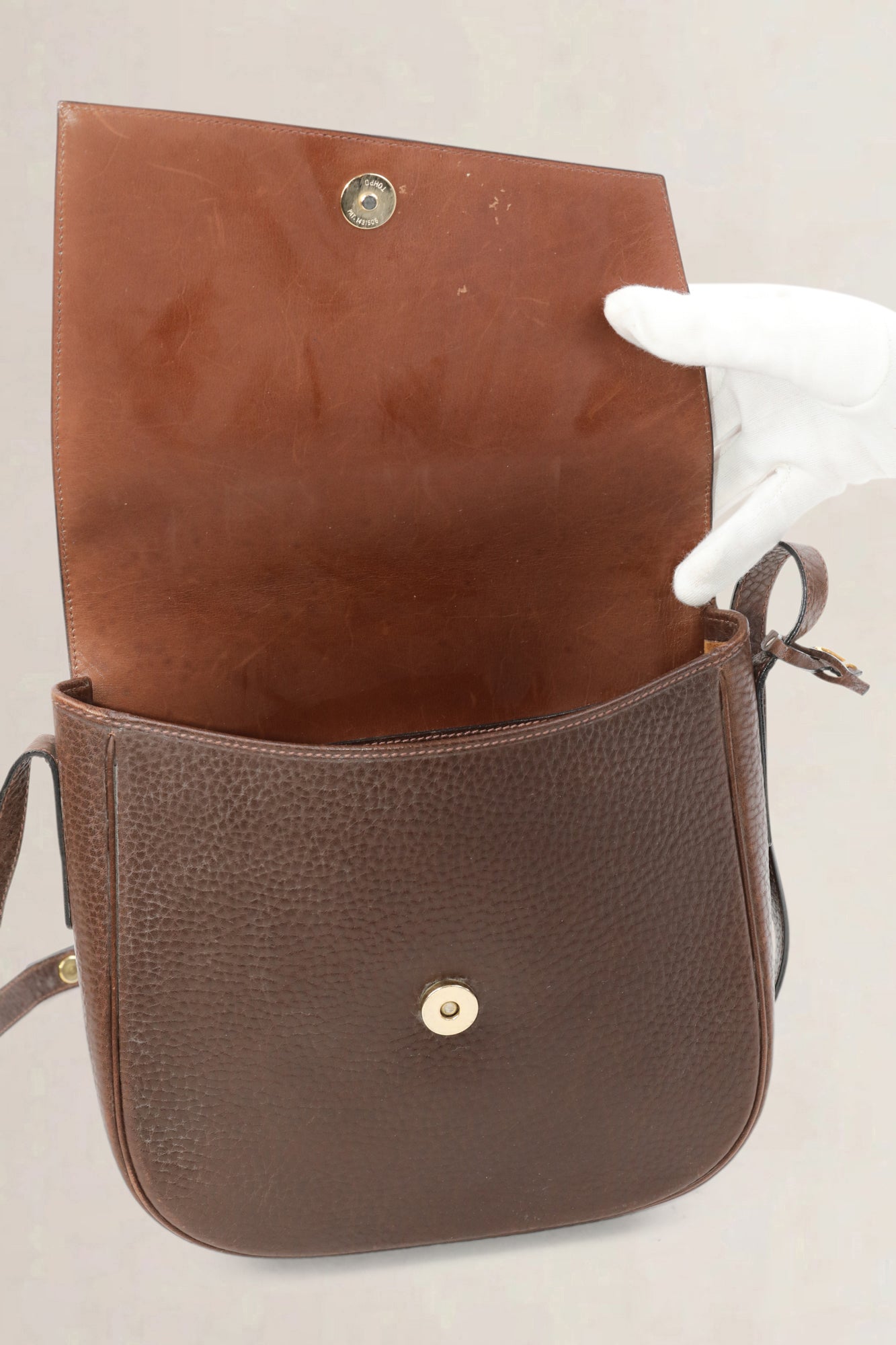 Brown Vintage Crossbody Bag
