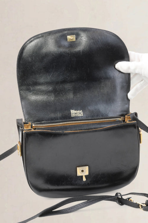 Delvaux Vintage Black Crossbody Bag
