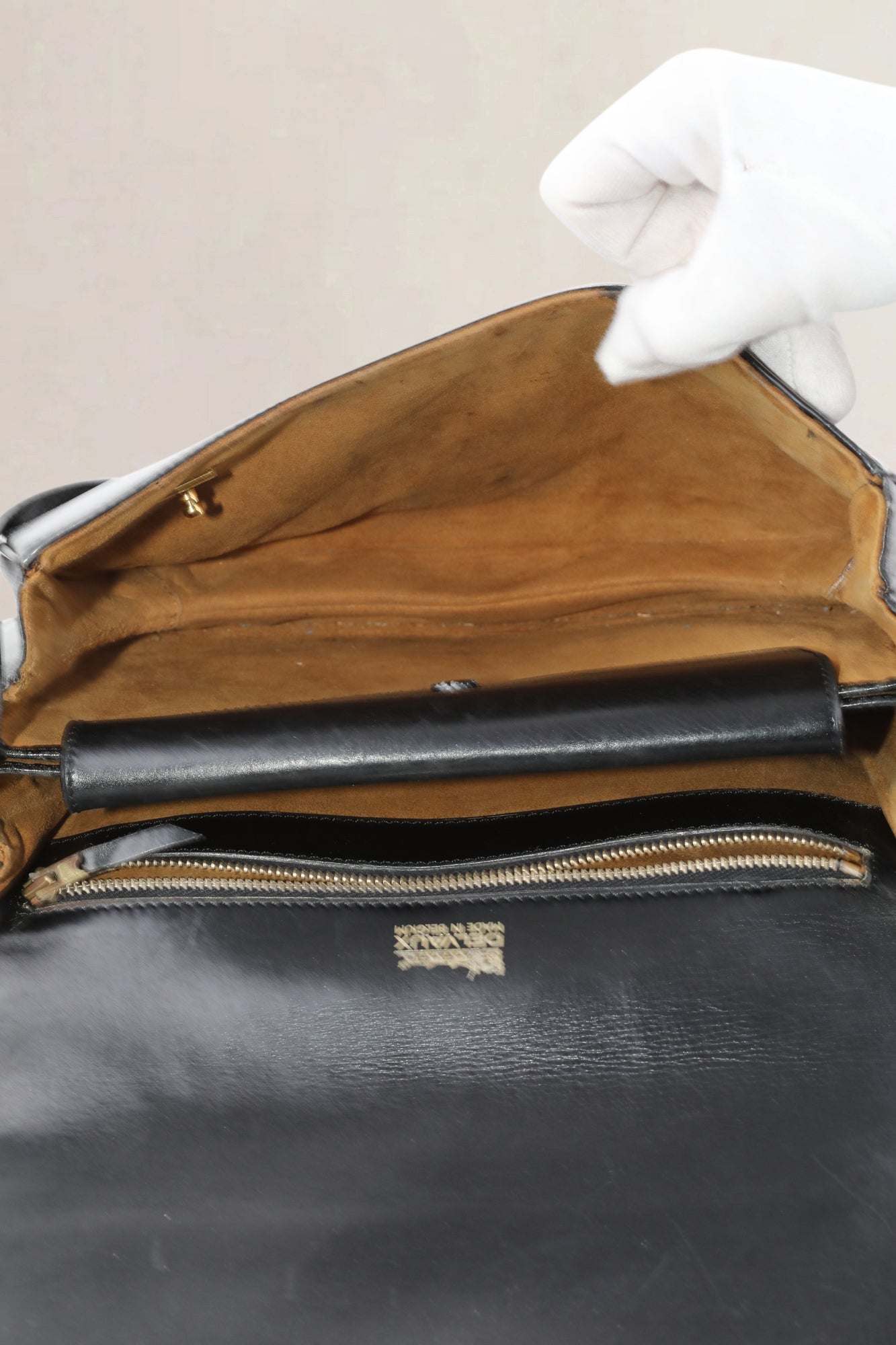 Vintage Black Crossbody Bag