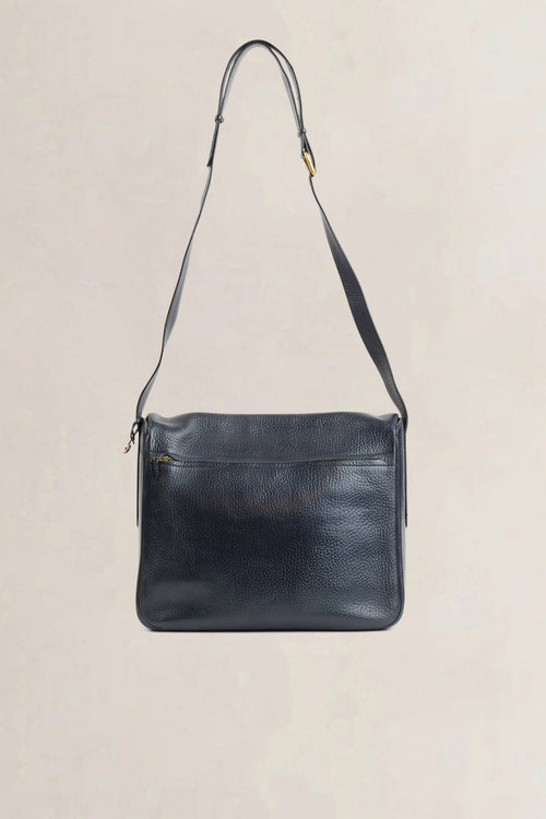 Delvaux Blue Leather Crossbody Bag