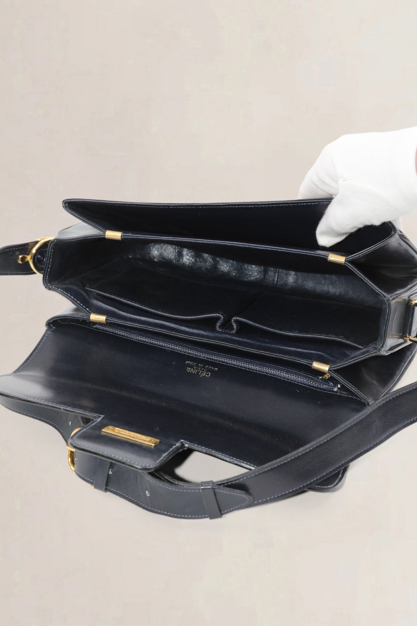 Blue Vintage Shoulder Bag