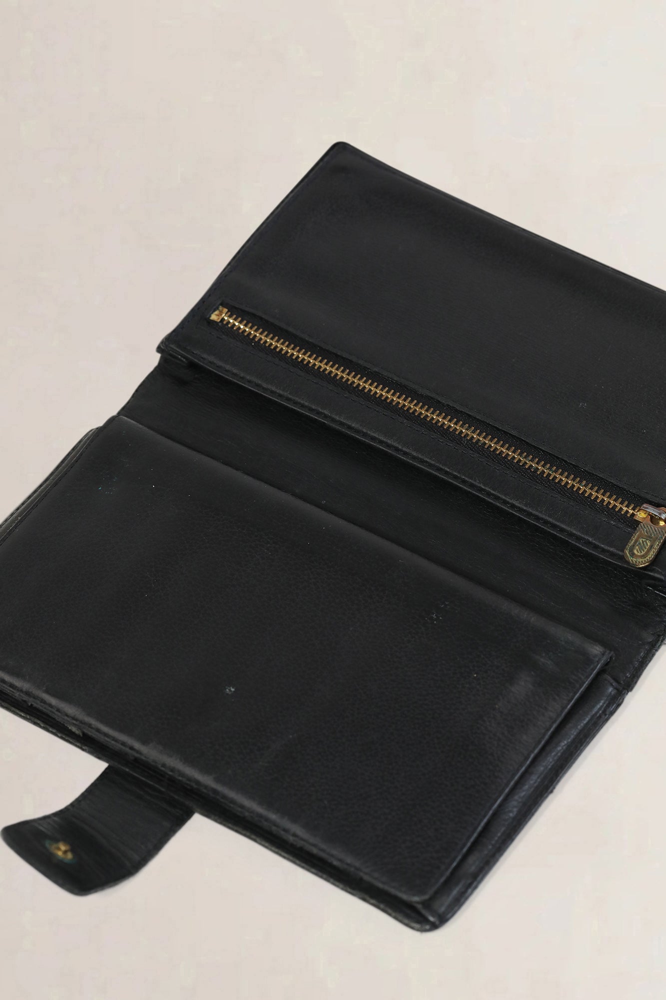 Delvaux Black Leather Wallet