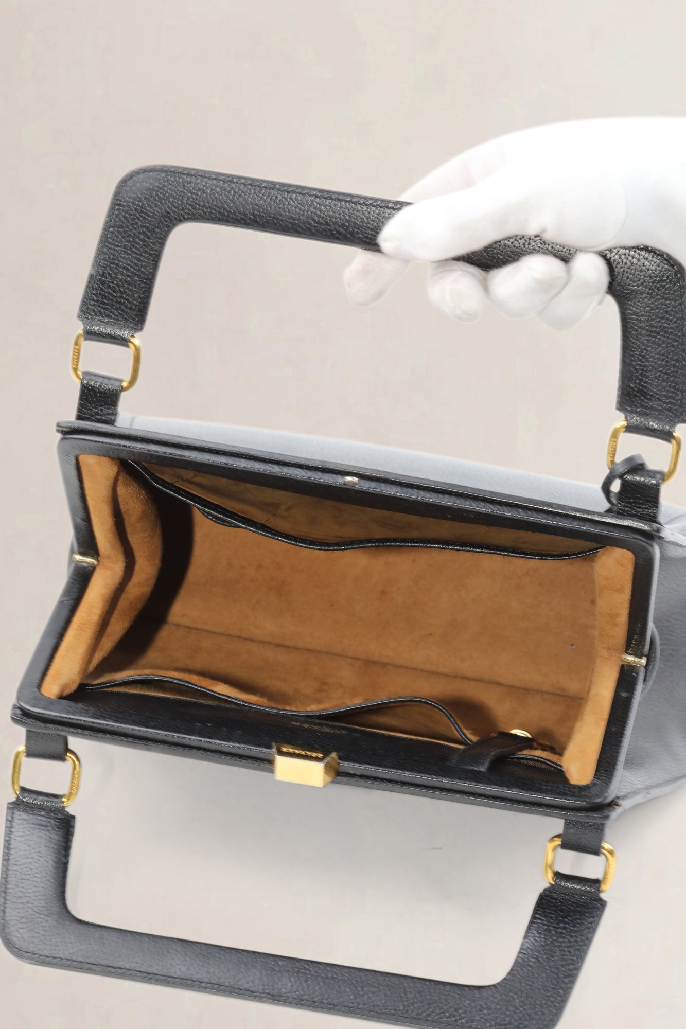 Black Bloody Mary Top Handle Bag