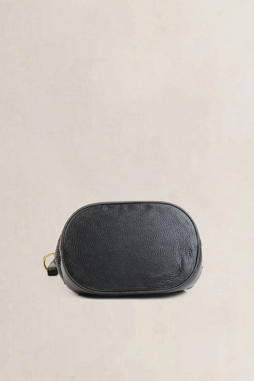 Delvaux Black Toile De Cuir Shoulder Bag