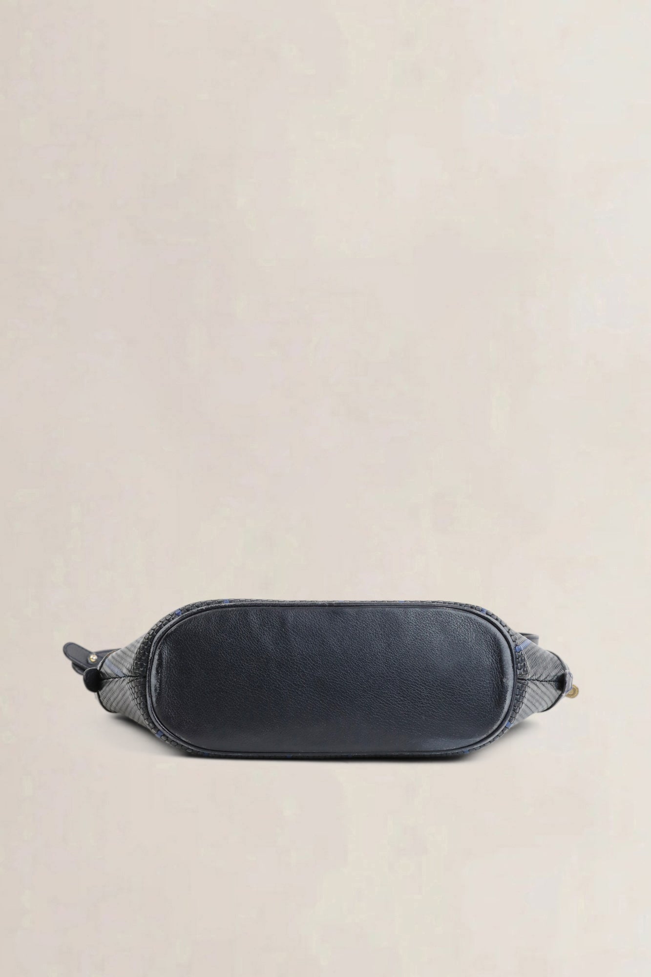 Blue/Black Toile De Cuir Shoulder Bag