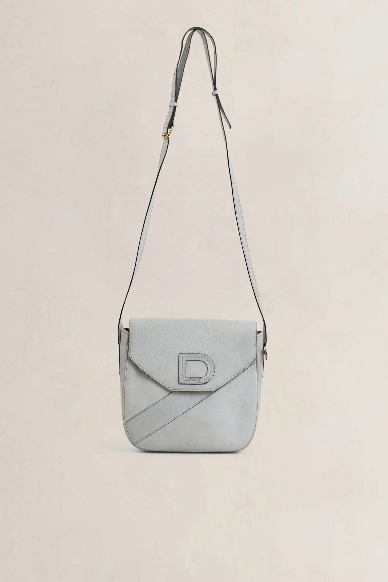 White Leather Crossbody Bag