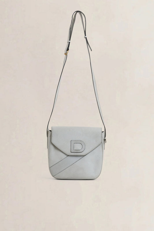 White Leather Crossbody Bag