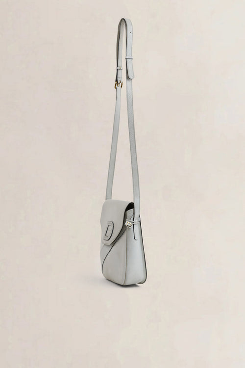 White Leather Crossbody Bag