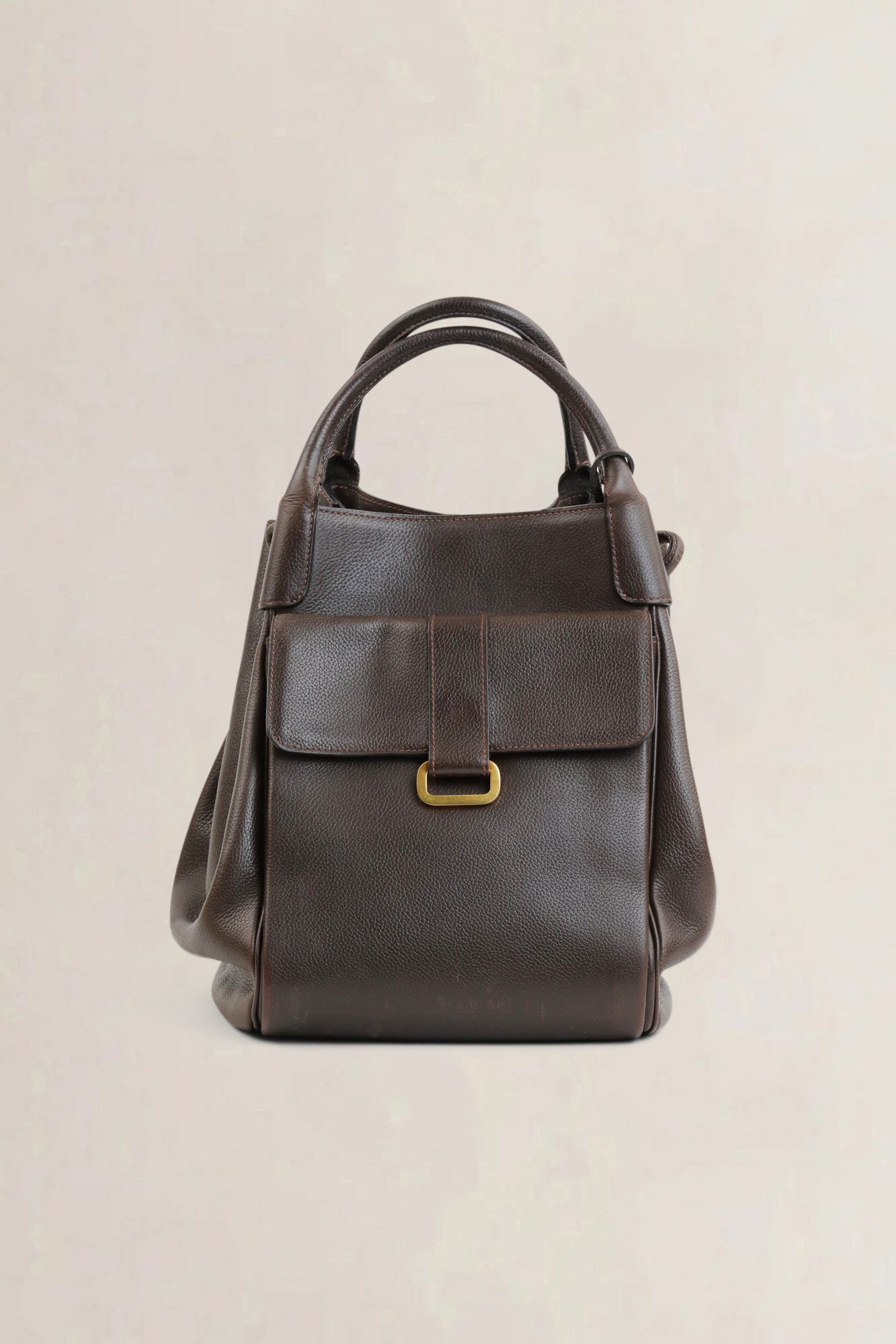 Brown Equivoque Shoulder Bag