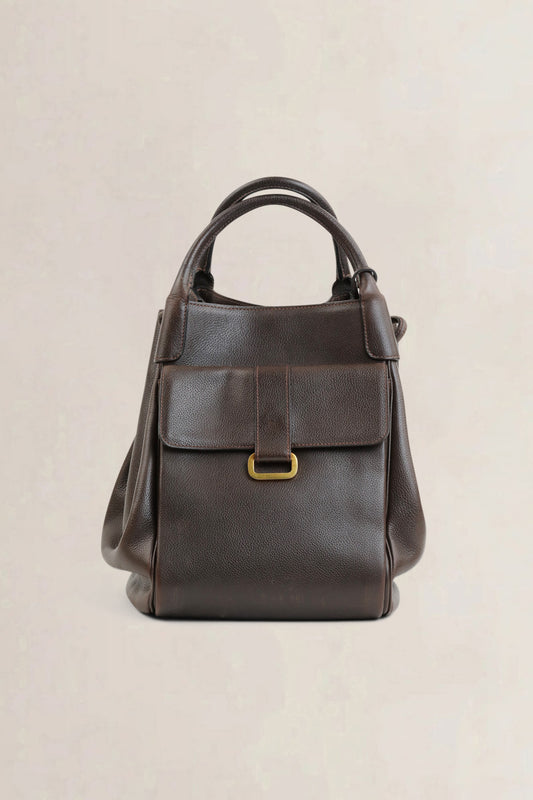 Brown Equivoque Shoulder Bag