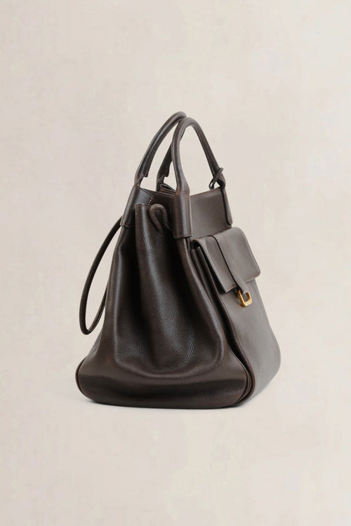 Brown Equivoque Shoulder Bag